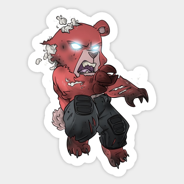 Tactical Teddies ® Forgotten Fera Sticker by hiwez